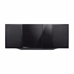 Panasonic HC395, Système micro audio domestique, Noir, 1 disques, 40 W, 1-voie, 8 Ohm