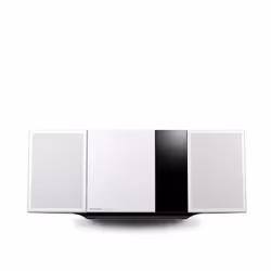Panasonic HC395, Système micro audio domestique, Blanc, 1 disques, 40 W, 1-voie, 8 Ohm