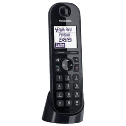 Panasonic KX-TGQ200 téléphone fixe Noir 4 lignes LCD