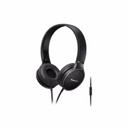Panasonic RP-HF300ME-K, Avec fil, 10 - 25000 Hz, Appels/Musique, 166 g, Casque, Noir