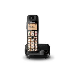 Panasonic KX-TGE110 Téléphone DECT Identification de l'appelant Noir