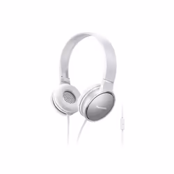 Panasonic RP-HF300ME-W, Avec fil, 10 - 25000 Hz, Appels/Musique, 166 g, Casque, Gris, Blanc