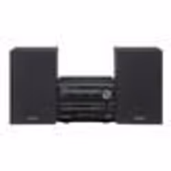 Panasonic SC-PM250, Système micro audio domestique, Noir, 40 W, 1-voie, 6 Ohm, 10%