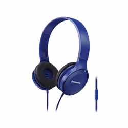 Panasonic RP-HF100ME, Avec fil, 10 - 23000 Hz, Appels/Musique, 113 g, Casque, Bleu