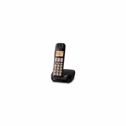 Panasonic KX-TGE310SPB, Téléphone DECT, Combiné sans fil, Identification de l'appelant, Noir