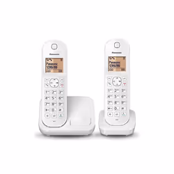 Panasonic KX-TGC412FRW téléphone Téléphone DECT Identification de l'appelant Blanc