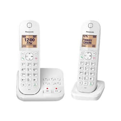 Panasonic KX-TGC422FRW téléphone Téléphone DECT Identification de l'appelant Blanc