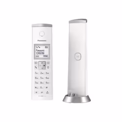 Panasonic KX-TGK220 Téléphone DECT Identification de l'appelant Blanc - Vue supplémentaire 4