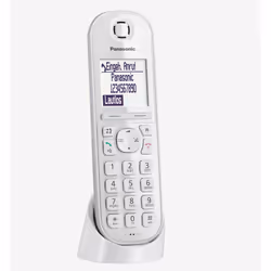 Panasonic KX-TGQ200, Téléphone IP, Noir, Combiné sans fil, 4 lignes, 100 entrées, 1.88 - 1.9 GHz