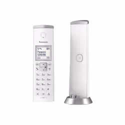 Panasonic KX-TGK220FRW téléphone Téléphone DECT Identification de l'appelant Blanc
