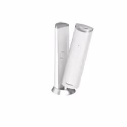 Panasonic KX-TGK212SP Téléphone DECT Identification de l'appelant Argent, Blanc
