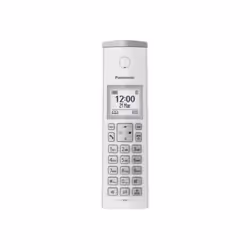 Panasonic KX-TGK212SP Téléphone DECT Identification de l'appelant Argent, Blanc - Vue supplémentaire 6