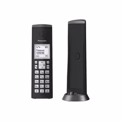 Panasonic KX-TGK220FRB téléphone Téléphone DECT Identification de l'appelant Noir