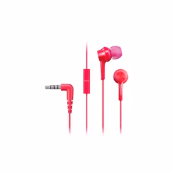 Panasonic RP-TCM115E, Avec fil, 10 - 24000 Hz, Appels/Musique, 12 g, Casque, Rose