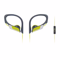 Panasonic RP-HS35ME, Avec fil, 10 - 25000 Hz, Sports, 20 g, Casque, Gris, Jaune