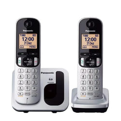 Panasonic KX-TGC212 Téléphone DECT Identification de l'appelant Métallique