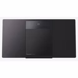 Panasonic SC-HC410, Système micro audio domestique, Noir, 40 W, 8 cm, FM, SBC
