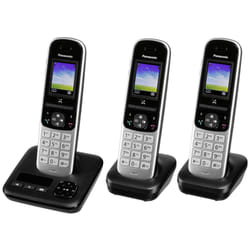 Panasonic KX-TGH723 Téléphone DECT Identification de l'appelant Noir