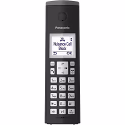 Panasonic KX-TGK220 Téléphone DECT Identification de l'appelant Noir