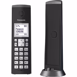 Panasonic KX-TGK220 Téléphone DECT Identification de l'appelant Noir - Vue supplémentaire 4