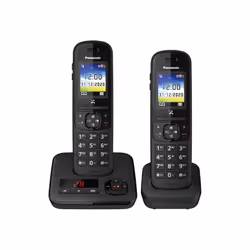Panasonic KX-TGH722FRB téléphone Téléphone DECT Identification de l'appelant Noir
