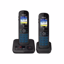 Panasonic KX-TGH722FRB téléphone Téléphone DECT Identification de l'appelant Noir