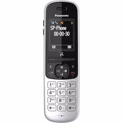 Panasonic KX-TGH710 Téléphone DECT Identification de l'appelant Noir, Argent