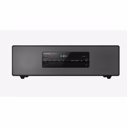 Panasonic STEREO IN LEGNO DAB+ 40 W Système mini audio domestique Noir