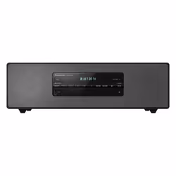 Panasonic SC-DM504EG-K, Système micro audio domestique, Noir, 1 disques, 40 W, 1-voie, 8 Ohm
