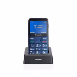 Panasonic KX-TU155, Barre, Double SIM, 6,1 cm (2.4"), 0,3 MP, Bluetooth, Bleu