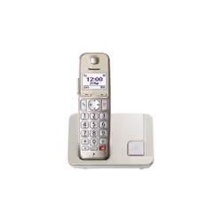 Panasonic KX-TGE250 Téléphone DECT Identification de l'appelant Champagne, Or