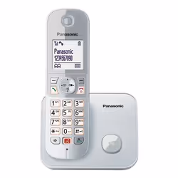 Panasonic KX-TG6851SPS téléphone Téléphone DECT Identification de l'appelant Gris, Argent
