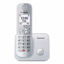 Panasonic KX-TG6851SPS téléphone Téléphone DECT Identification de l'appelant Gris, Argent