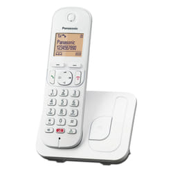 Panasonic KX-TGC250 Téléphone DECT Identification de l'appelant Blanc