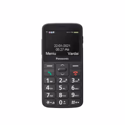 Panasonic KX-TU160, Ardoise, SIM unique, 6,1 cm (2.4"), 0,3 MP, Bluetooth, Noir