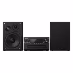 Panasonic SC-PMX802E-K, Système mini audio domestique, Noir, Avant, 120 W, 3-voies, 14 cm