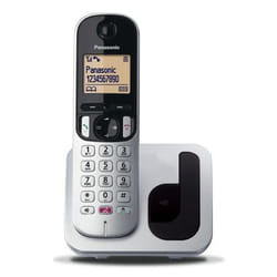 Panasonic KX-TGC260JTS téléphone Téléphone DECT Identification de l'appelant Noir, Argent