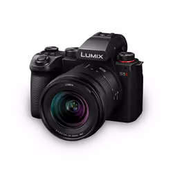 Panasonic Lumix S5II + S 20-60MM F3.5-5.6, 24,2 MP, 12000 x 8000 pixels, CMOS, 6K Ultra HD, Écran tactile, Noir