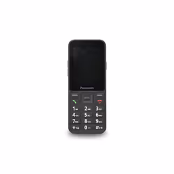 Panasonic KX-TU250, Barre, 6,1 cm (2.4"), 1,2 MP, Bluetooth, 1500 mAh, Noir