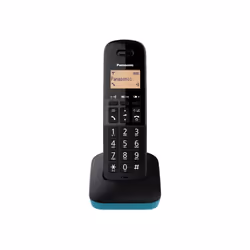Panasonic KX-TGB610JT, Téléphone analog/dect, Combiné sans fil, 50 entrées, Identification de l'appelant, Noir, Bleu