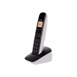 Panasonic KX-TGB612JT, Téléphone DECT, Combiné sans fil, 50 entrées, Identification de l'appelant, Noir, Blanc