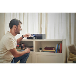 Panasonic HiFi Micro Anlage DAB+ SC-DM202EG-K schwarz mit Bluetooth Système micro audio domestique 24 W Noir