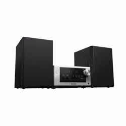 Panasonic SC-PM702 Système micro audio domestique 80 W Noir, Argent
