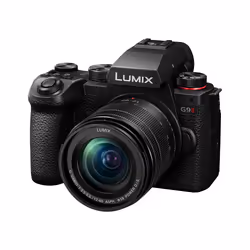 Panasonic Lumix G9 II + 12-60mm F3.5-5.6, 25,21 MP, 11552 x 8672 pixels, Live MOS, 5.8K, Écran tactile, Noir