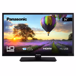 Panasonic M330, 61 cm (24"), 1366 x 768 pixels, HD, LED, DVB-C, DVB-S, DVB-S2, DVB-T, DVB-T2, Noir