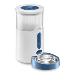 Panasonic CP-JNF01CW gamelle et abreuvoir pour chiens et chats Plastique, Acier inoxydable Blanc Universel Distributeur automatique pour animaux de compagnie