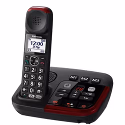 Panasonic KX-TGM420EXB téléphone Téléphone DECT Identification de l'appelant Noir