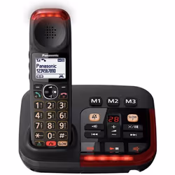 Panasonic KX-TGM420EXB téléphone Téléphone DECT Identification de l'appelant Noir