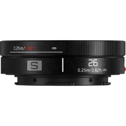 Panasonic S-R26E lentille et filtre d'appareil photo Noir