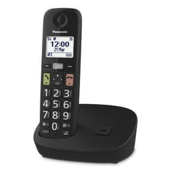 Panasonic KX-TGU110EXB téléphone Téléphone DECT Identification de l'appelant Noir